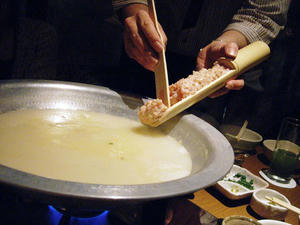 つくね投入