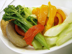 バーニャでいただく野菜たち