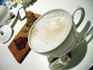 カプチーノで〆