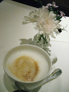 カプチーノで〆!