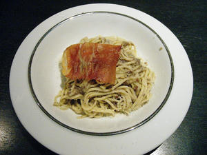 手打ちパスタ。