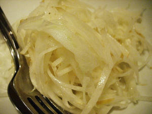 白菜となしのサラダ