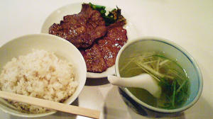 定食で