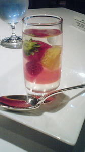 白ワインのジュレ