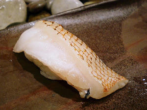 釣りきんきのあぶり。