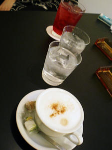 カプチーノと・・・。