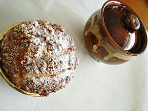 味噌プリンとたるまえ山シュー
