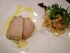 留寿都豚とたらこスパサラダ