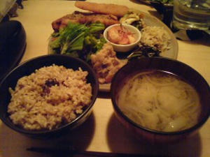 夜ごはん。