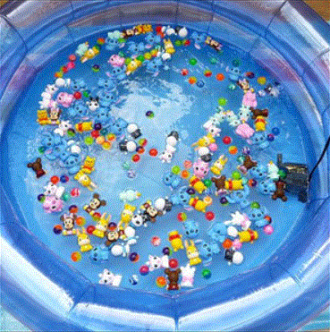 子ども会ゲーム イベントで大盛り上がり ディズニーキャラクターすくい大会セット マスコット100個 スーパーボール100個 ポイ100枚 通販 子ども会 景品 イベントグッズ