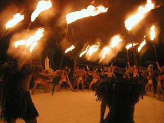 大網の火祭り（北安曇郡小谷村）