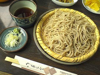 090628_1231_手打ちそば工房若月のざるそば（信濃町）