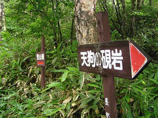 090725_1033_飯綱山・登山道にある天狗の硯石（長野市）