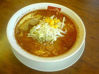 091121_1513_ラーメンばんだい 安曇野店「辛味噌ラーメン」（安曇野市）
