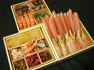 091231_1328_蟹づくし北海三段重（札幌蟹販）