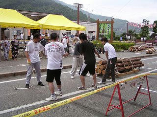100731_1348_ひのきの里の夏まつり・第２２回木馬引き大会（上松町）
