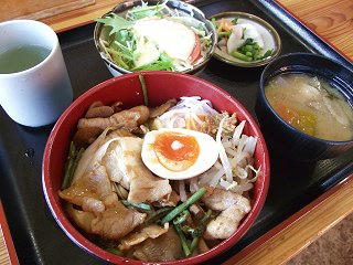 101106_1332_道の駅安曇野松川・「ビビンバ丼」（松川村）