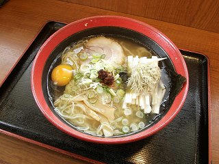 110129_1435_小布施ＰＡ（下り）「長芋ととろろ昆布のあっさり塩ラーメン」（小布施町）