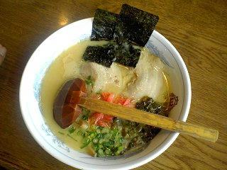 110409_1504_ラーメン大学「とんこつラーメン」（長野市）