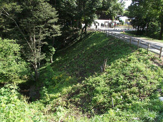 110813_0847_北の沢の渡河橋（辰野町）
