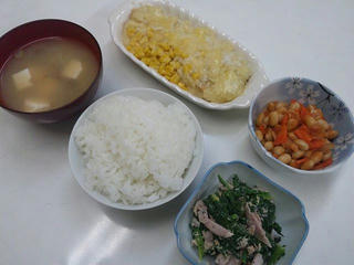 120207_2125_仮住まいの晩ごはん