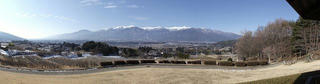 130108_1139_ふるさとの丘から望む中央アルプス（駒ヶ根市）
