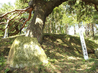 131012_1104_1_火山峠にある芭蕉の松（駒ヶ根市）