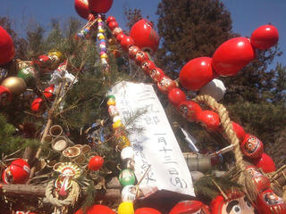 140112_1149_穂高神社の三九郎（安曇野市）