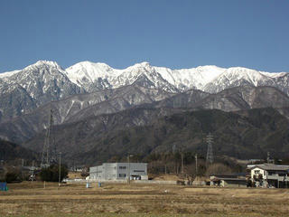 140116_1119_飯島町から望む中央アルプス（飯島町）