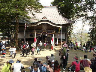 140503_1105_第３５回信州千国街道 塩の道まつり・千国諏訪神社（小谷村）