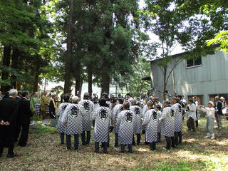 140726_1021_善光寺御開帳回向柱「斧入れ式」（長野市松代町）