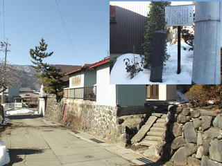 160211_1134_甲州街道一里塚・宮川街歩きマップから（茅野市）