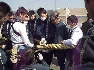 160228_1132_御柱祭・四賀飯島区の「綱打ち」（諏訪市）