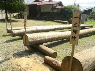 160729_0939_乙事諏訪神社の御柱（富士見町）