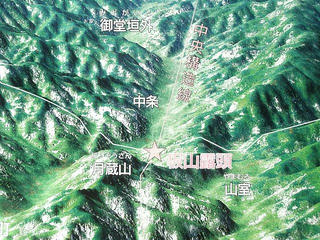 160816_1326_中央構造線 板山露頭（伊那市高遠町）