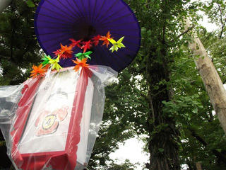 161001_0945_八劔神社・花飾り燈籠（諏訪市）