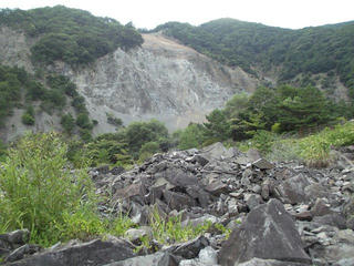 160816_1715_大西山崩壊礫保存園（大鹿村）