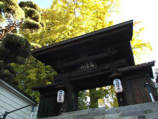 161105_0829_佛法招隆寺のイチョウ（諏訪市）