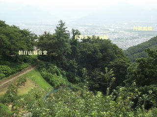 170822_1145_朝日山観音堂から旭山登山口へ（長野市）