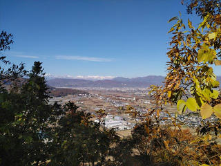 201115_0944_象山山頂から望む北アルプス（長野市）