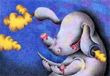 Fairy tale illustration - 「Tears of blood」
