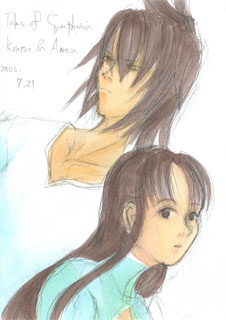 クラトスとアンナ