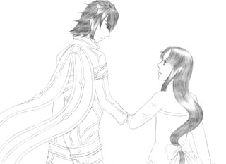 クラトスとアンナ