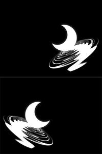 壁紙 幻想 月 夜に溶ける 月のイメージイラスト Flamelanternblog フリー素材