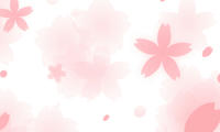 桜の花ブラシのサンプル