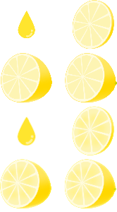 イラスト素材 レモン 輪切り 水に数滴レモン汁を Flamelanternblog フリー素材
