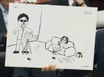 「頑張って描いたんですねwハイ、逮捕」