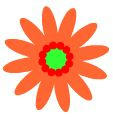 花びらを描く