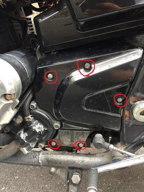 ドリブンスプロケット交換｜男⁇のKawasaki(´・ω・`)