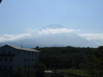 ホテルから見た富士山